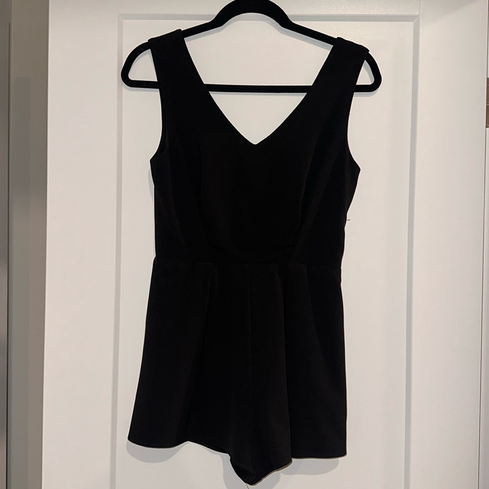 RED saks romper size small